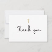 Eenvoudig en elegant Baptisme-Baby, bedankt voor j (Voorkant)