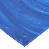 Eenvoudig en elegant blauw Abstract kunstwerk | Tafelkleed (Gekanteld)