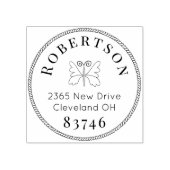 Eenvoudig en elegant design houten kunststempel rubberstempel (Afrduk)