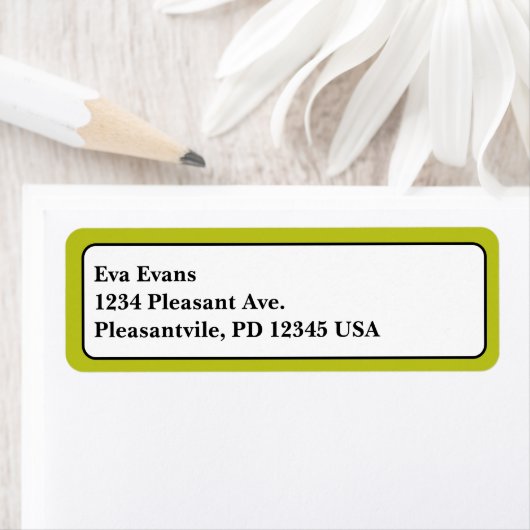 Eenvoudig en elegant etiket (Insitu)