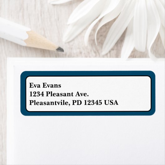 Eenvoudig en elegant etiket (Insitu)