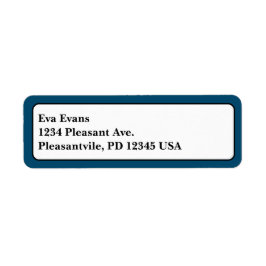 Eenvoudig en elegant etiket