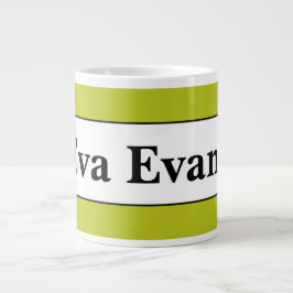 Eenvoudig en elegant grote koffiekop