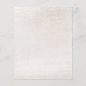 Eenvoudig en elegant Hair Salon en Spa Off White Flyer (Achterkant)