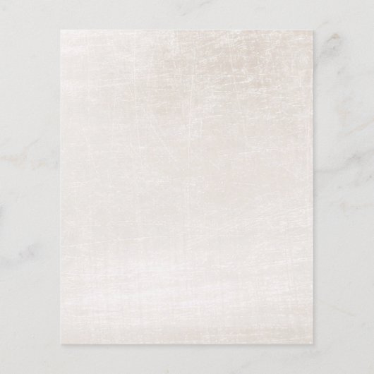 Eenvoudig en elegant Hair Salon en Spa Off White Flyer (Achterkant)