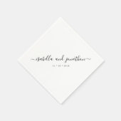 Eenvoudig en Elegant Huwelijksfeest Servet (Hoek)