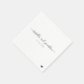 Eenvoudig en Elegant Huwelijksfeest Servet (Hoek)