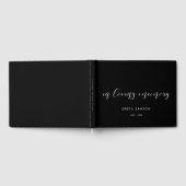 Eenvoudig en elegant in liefhebbende begrafenis gastenboek (Volledig)