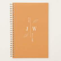 Eenvoudig en elegant Indische Geel Monogram