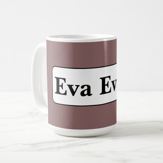 Eenvoudig en elegant koffiemok (Voorkant links)