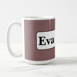 Eenvoudig en elegant koffiemok