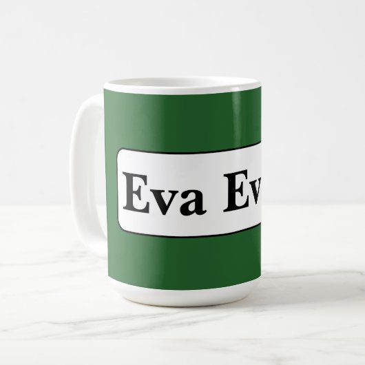 Eenvoudig en elegant koffiemok (Voorkant links)