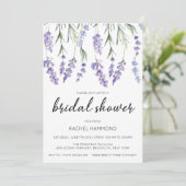 Eenvoudig en elegant lavender Vrijgezellenfeest Kaart (Staand voorkant)