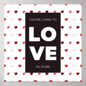 Eenvoudig en elegant love design poster (Voorkant)