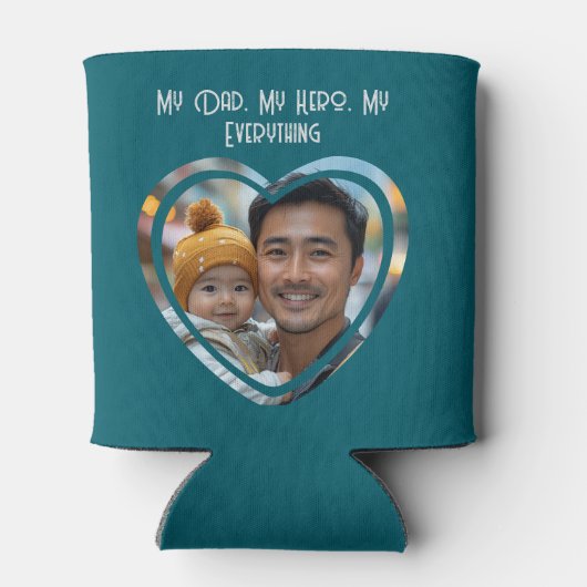 Eenvoudig en elegant Mijn alles citaat Blikjeskoeler (Achterkant)