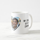 Eenvoudig en elegant Mijn alles citaat Koffiemok (Voorkant rechts)