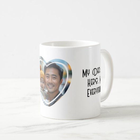 Eenvoudig en elegant Mijn alles citaat Koffiemok (Voorkant rechts)