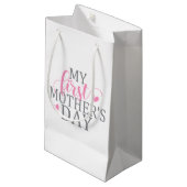 Eenvoudig en elegant mijn eerste Moederdag | Gift  Klein Cadeauzakje (Voorkant Gekanteld)