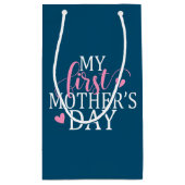 Eenvoudig en elegant mijn eerste Moederdag | Gift Klein Cadeauzakje (Achterkant)