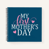 Eenvoudig en elegant mijn eerste Moederdag | Lapto Notitieboek (Voorkant)