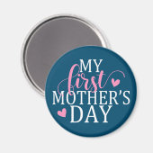 Eenvoudig en elegant mijn eerste Moederdag | Magne Magneet (Voorkant / Achterkant)
