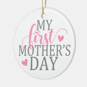Eenvoudig en elegant mijn eerste Moederdag | ORNAM Keramisch Ornament (Links)