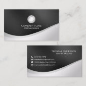 Eenvoudig en elegant minimalistisch | Visitekaartj Visitekaartje (Voorkant / Achterkant)