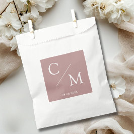 Eenvoudig en elegant monogram Serviette Napkins Bedankzakje