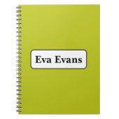 Eenvoudig en elegant notitieboek (Voorkant)