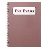 Eenvoudig en elegant notitieboek (Voorkant)