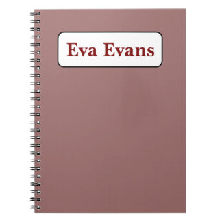 Eenvoudig en elegant notitieboek