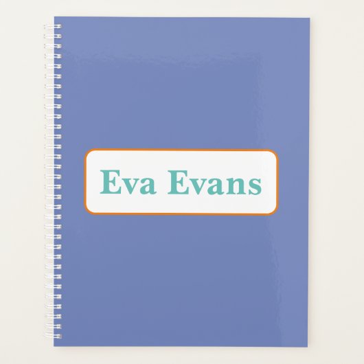 Eenvoudig en elegant planner (Voorkant)