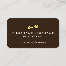 Eenvoudig en elegant Real Estate Agent Visitekaartje