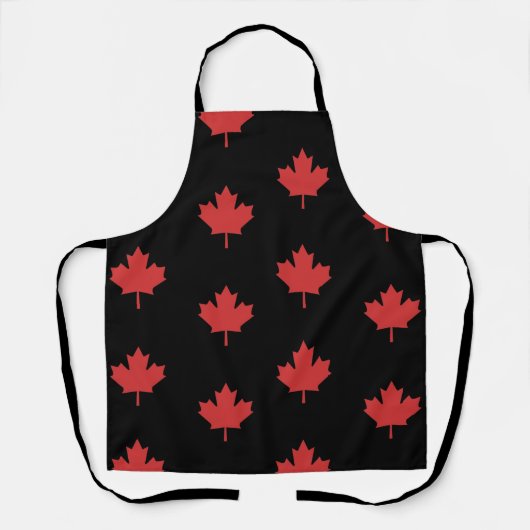 Eenvoudig en elegant rood model | schort (Voorkant)