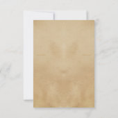 Eenvoudig en elegant rustiek oudejaarsfeest kaart (Achterkant)