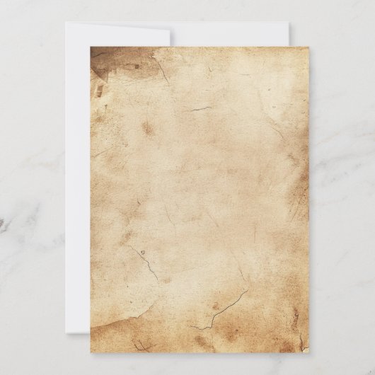 Eenvoudig en elegant rustiek vrijgezellenfeest kaart (Achterkant)