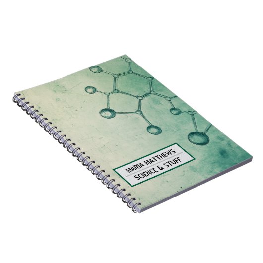 Eenvoudig en elegant Science Spiral Photo Notitieb Notitieboek (Rechterzijde)
