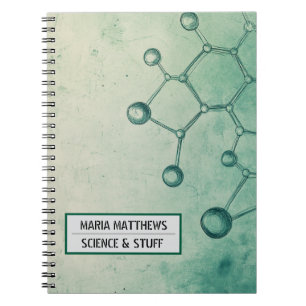 Eenvoudig en elegant Science Spiral Photo Notitieb Notitieboek