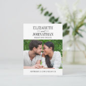 Eenvoudig en elegant sparen het Briefkaart van de (Staand voorkant)