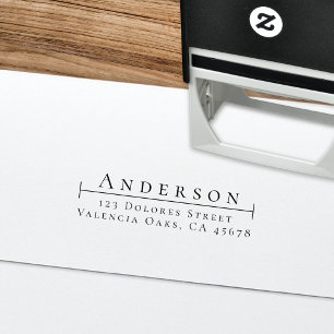 Eenvoudig en Elegant Type Retouradres Zelfinktende Stempel