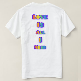 eenvoudig en elegant typografie Valentijns ontwerp T-shirt