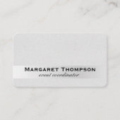 Eenvoudig en Elegant Visitekaartje (Voorkant)