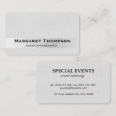 Eenvoudig en Elegant Visitekaartje (Voorkant / Achterkant)