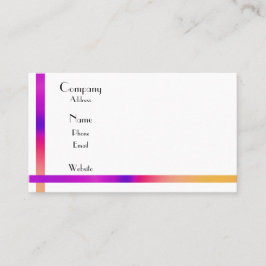 Eenvoudig en elegant visitekaartje