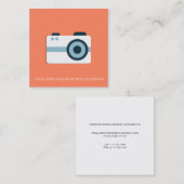 Eenvoudig en elegant Visitekaartje voor fotografie (Voorkant / Achterkant)