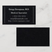 Eenvoudig en elegant Visitekaartje voor medische s (Voorkant / Achterkant)