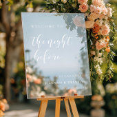 Eenvoudig en elegant Welkom in de nacht voor Acryl Bord