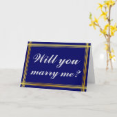 Eenvoudig en elegant "Wil je met me trouwen?" Kaar Kaart (Gele Bloem)