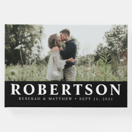 Eenvoudig en Elegant Zwart | Foto Gastenboek