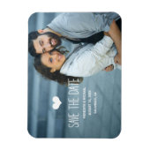 Eenvoudig en fijn | De foto bewaart de Datum Magneet (Verticaal)